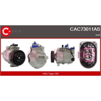 Compresor, aire acondicionado - CASCO CAC73011AS