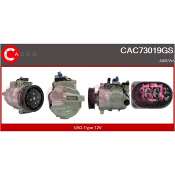 Compresor, aire acondicionado - CASCO CAC73019GS