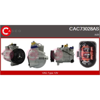 Compresor, aire acondicionado - CASCO CAC73028AS