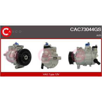 Compresor, aire acondicionado - CASCO CAC73044GS