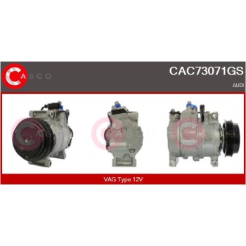Compresor, aire acondicionado - CASCO CAC73071GS