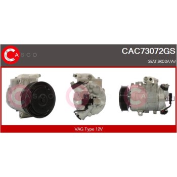 Compresor, aire acondicionado - CASCO CAC73072GS