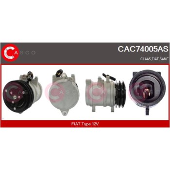 Compresor, aire acondicionado - CASCO CAC74005AS