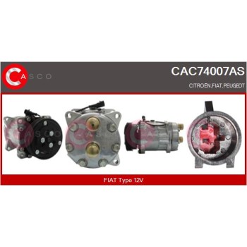 Compresor, aire acondicionado - CASCO CAC74007AS