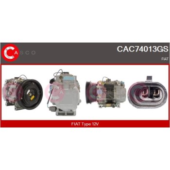 Compresor, aire acondicionado - CASCO CAC74013GS