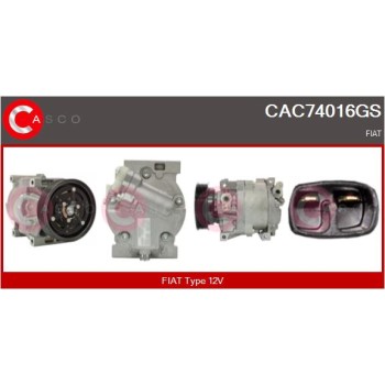 Compresor, aire acondicionado - CASCO CAC74016GS