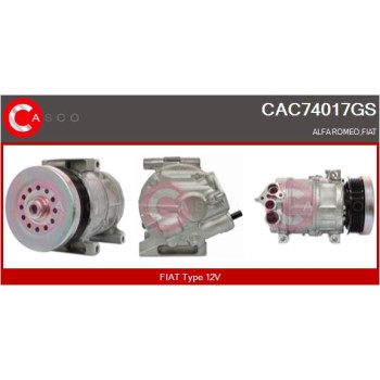 Compresor, aire acondicionado - CASCO CAC74017GS