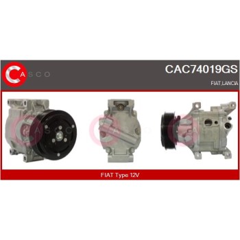 Compresor, aire acondicionado - CASCO CAC74019GS