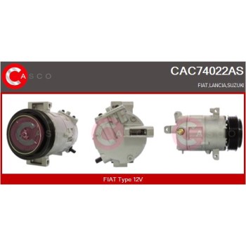 Compresor, aire acondicionado - CASCO CAC74022AS
