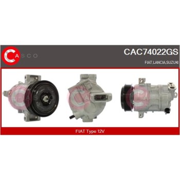 Compresor, aire acondicionado - CASCO CAC74022GS