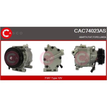 Compresor, aire acondicionado - CASCO CAC74023AS