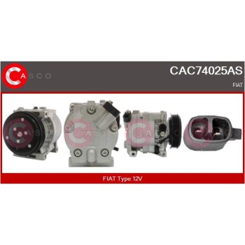 Compresor, aire acondicionado - CASCO CAC74025AS