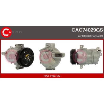 Compresor, aire acondicionado - CASCO CAC74029GS