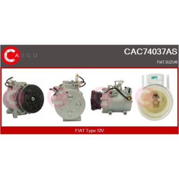 Compresor, aire acondicionado - CASCO CAC74037AS