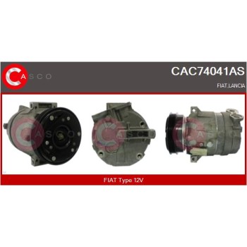 Compresor, aire acondicionado - CASCO CAC74041AS