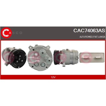 Compresor, aire acondicionado - CASCO CAC74063AS