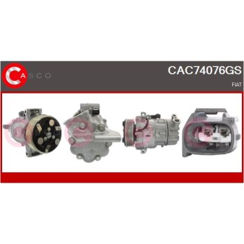 Compresor, aire acondicionado - CASCO CAC74076GS