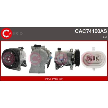 Compresor, aire acondicionado - CASCO CAC74100AS