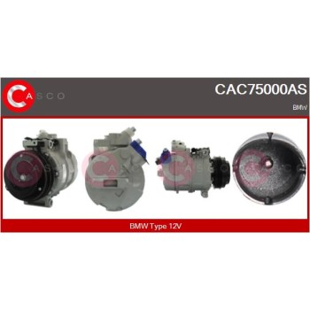 Compresor, aire acondicionado - CASCO CAC75000AS