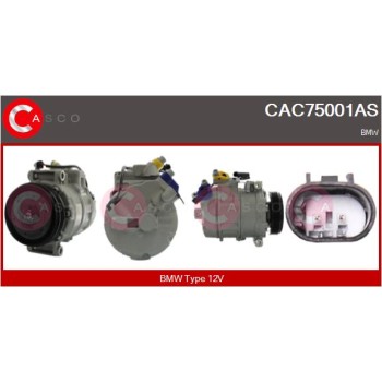 Compresor, aire acondicionado - CASCO CAC75001AS