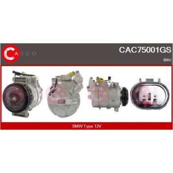 Compresor, aire acondicionado - CASCO CAC75001GS