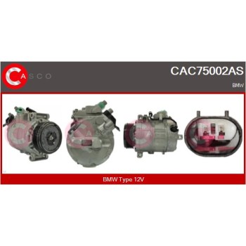 Compresor, aire acondicionado - CASCO CAC75002AS