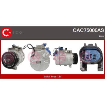Compresor, aire acondicionado - CASCO CAC75006AS