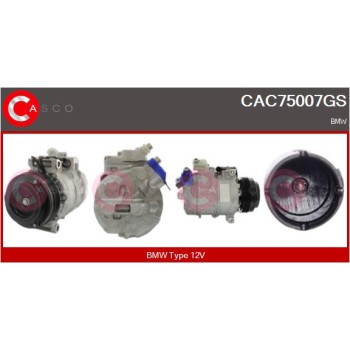 Compresor, aire acondicionado - CASCO CAC75007GS