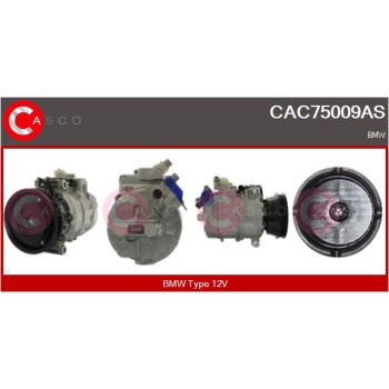 Compresor, aire acondicionado - CASCO CAC75009AS