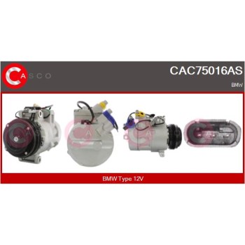 Compresor, aire acondicionado - CASCO CAC75016AS