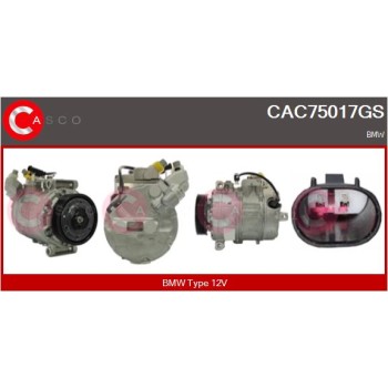 Compresor, aire acondicionado - CASCO CAC75017GS