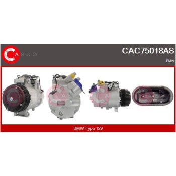 Compresor, aire acondicionado - CASCO CAC75018AS