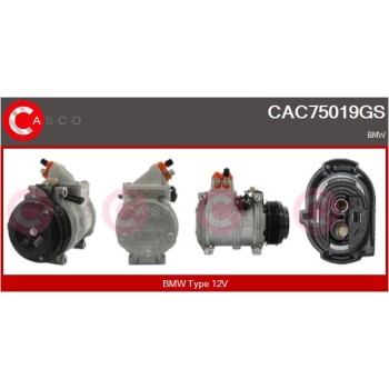 Compresor, aire acondicionado - CASCO CAC75019GS