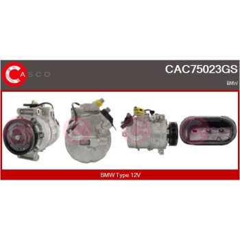 Compresor, aire acondicionado - CASCO CAC75023GS