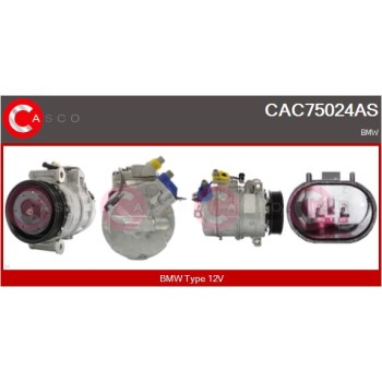 Compresor, aire acondicionado - CASCO CAC75024AS