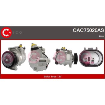 Compresor, aire acondicionado - CASCO CAC75026AS