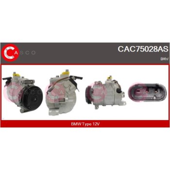 Compresor, aire acondicionado - CASCO CAC75028AS