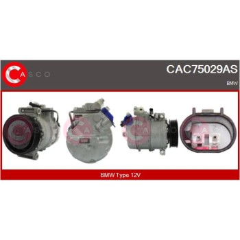 Compresor, aire acondicionado - CASCO CAC75029AS