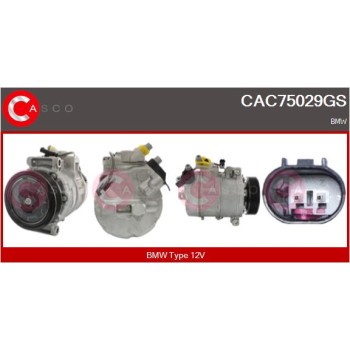 Compresor, aire acondicionado - CASCO CAC75029GS