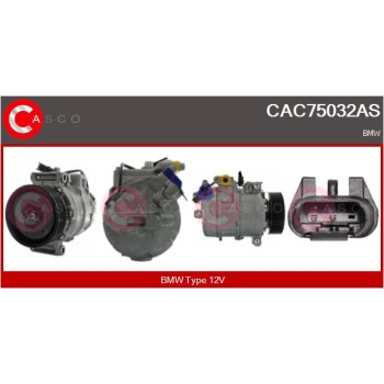 Compresor, aire acondicionado - CASCO CAC75032AS