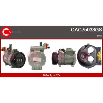 Compresor, aire acondicionado - CASCO CAC75033GS