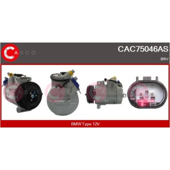 Compresor, aire acondicionado - CASCO CAC75046AS