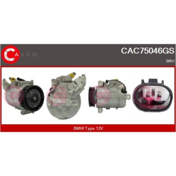 Compresor, aire acondicionado - CASCO CAC75046GS
