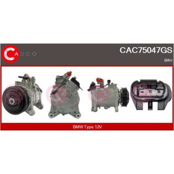Compresor, aire acondicionado - CASCO CAC75047GS