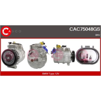 Compresor, aire acondicionado - CASCO CAC75048GS