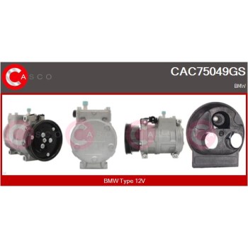 Compresor, aire acondicionado - CASCO CAC75049GS