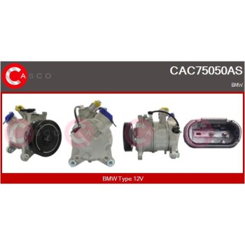 Compresor, aire acondicionado - CASCO CAC75050AS