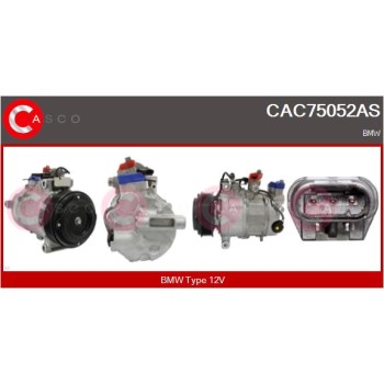 Compresor, aire acondicionado - CASCO CAC75052AS
