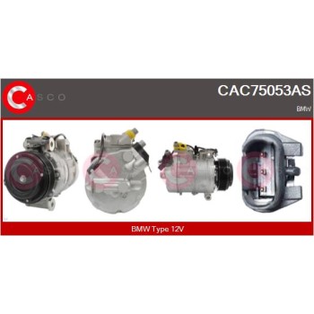 Compresor, aire acondicionado - CASCO CAC75053AS