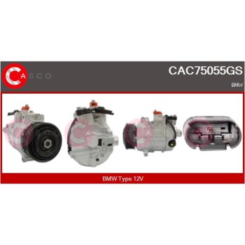 Compresor, aire acondicionado - CASCO CAC75055GS